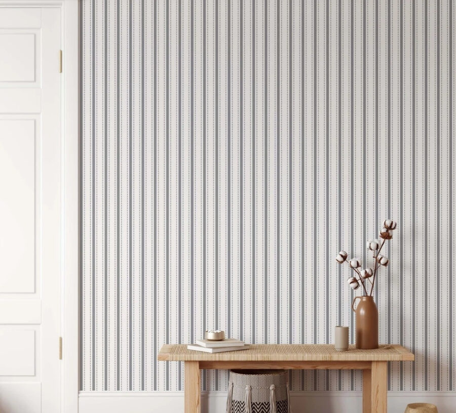 Elegant lines in soft contrast.