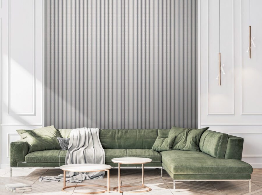 Elegant lines in soft contrast.