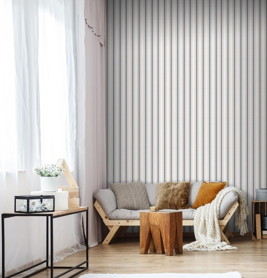 Elegant lines in soft contrast.
