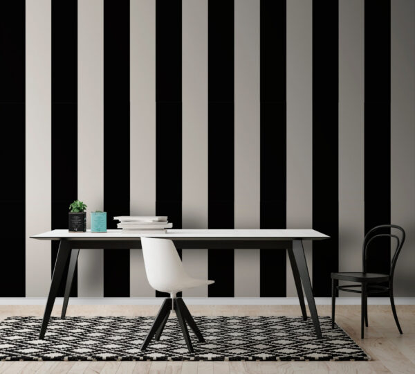 Black and white striped background Black and white striped background