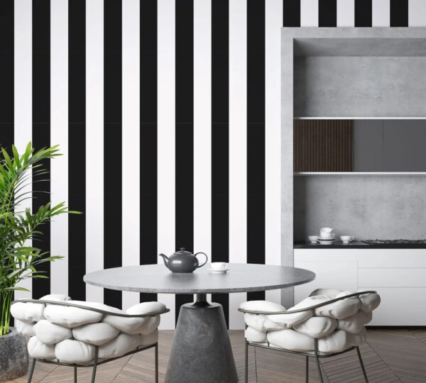 Black and white striped background Black and white striped background