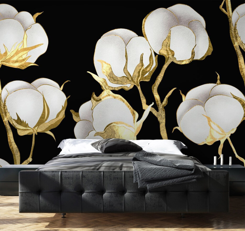 u71644pib1 1024x966 - Cotton blooms on a dark backdrop - tegory