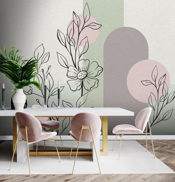 u71637piq1 600x623 - Drawing of a flower and leaves - tegory