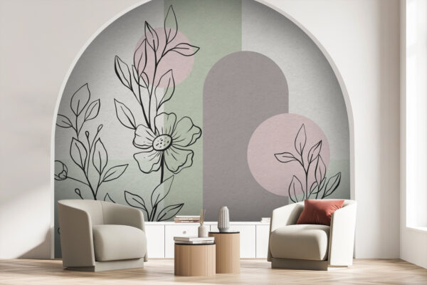 u71637pig2 600x400 - Drawing of a flower and leaves - tegory