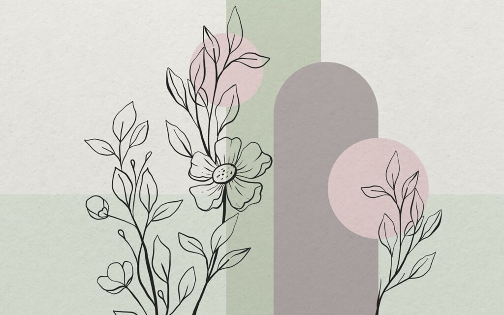 u71637p 1024x640 - Drawing of a flower and leaves - tegory