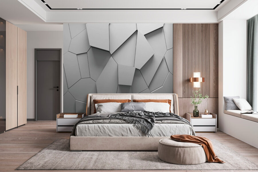White wall with many irregular shapes u71596pib1 900x600 - White wall with many irregular shapes - tegory