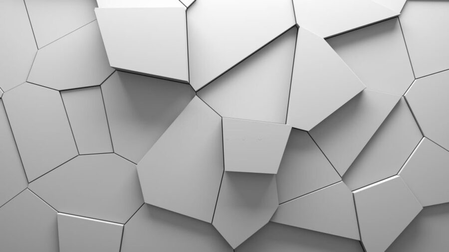 White wall with many irregular shapes u71596p 900x506 - White wall with many irregular shapes - tegory