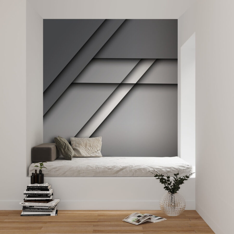 Grey and white background