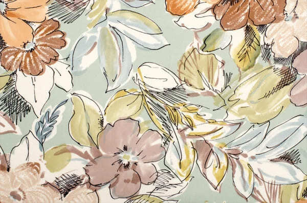 Botanical patterns in soft pastel hues Botanical patterns in soft pastel hues