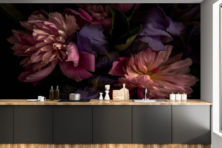 Wall murals Delicate petals in soft colors - Image 2
