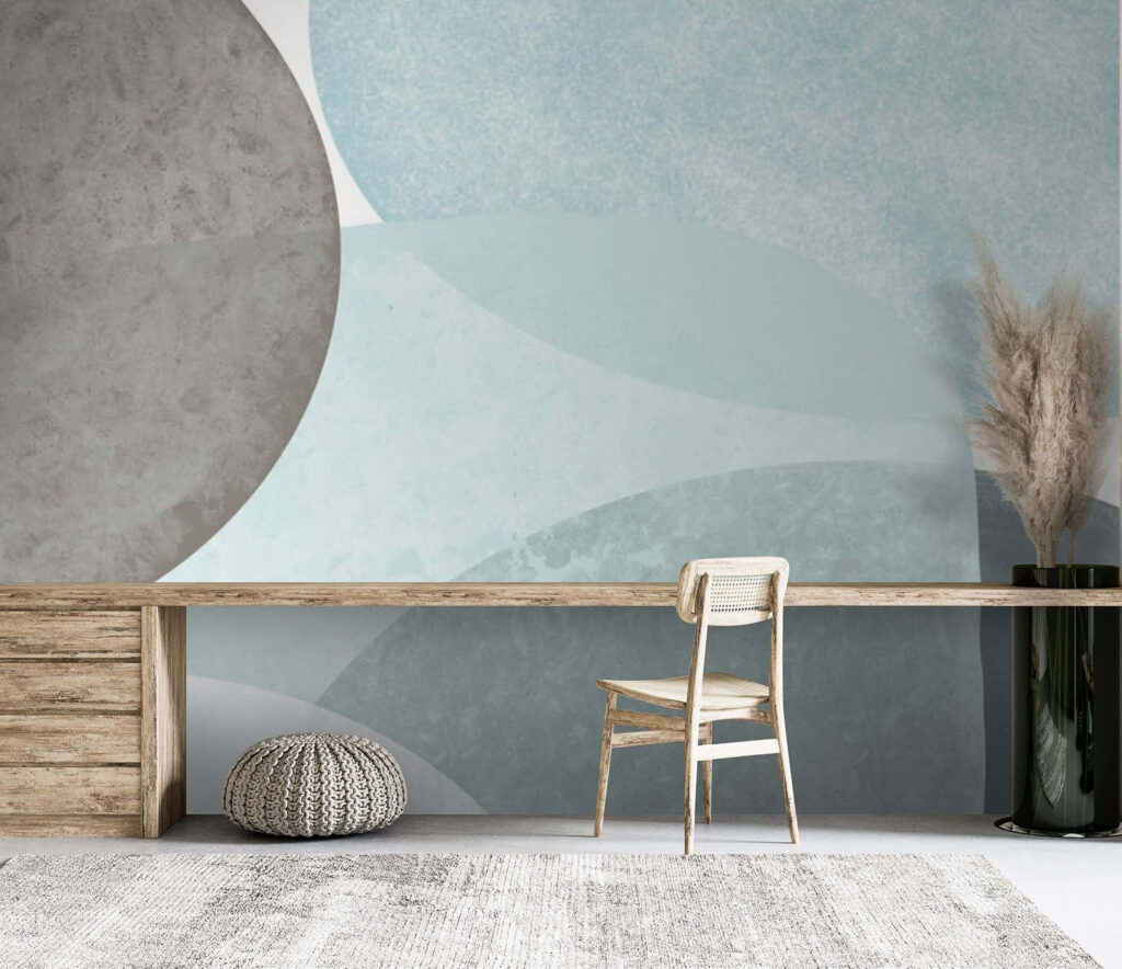 Abstract shapes in soft colors Abstract shapes in soft colors