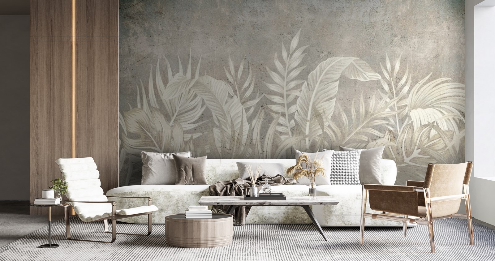 u71326pig1m - Soft leaves against muted backdrop - tegory