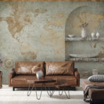 Wall murals Map of the world