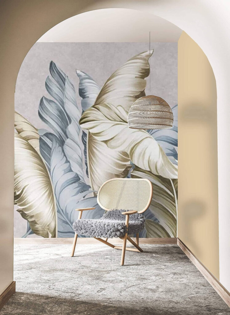 u71298pig1 747x1024 - Elegant leaves in soft hues - tegory