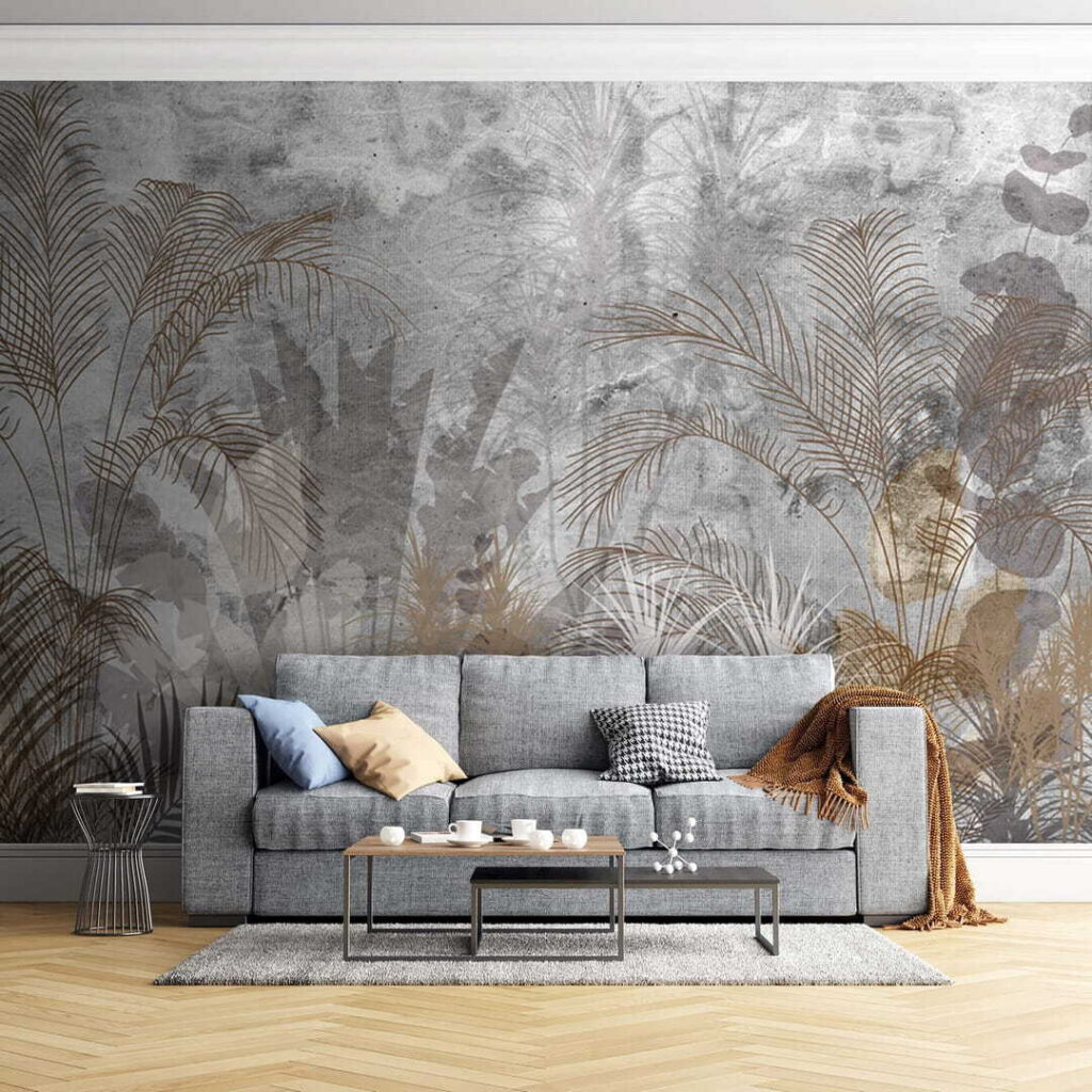 Elegant botanical patterns in shades Elegant botanical patterns in shades