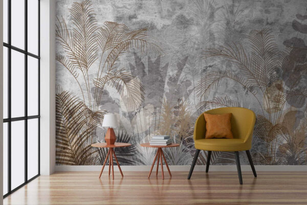 Elegant botanical patterns in shades Elegant botanical patterns in shades