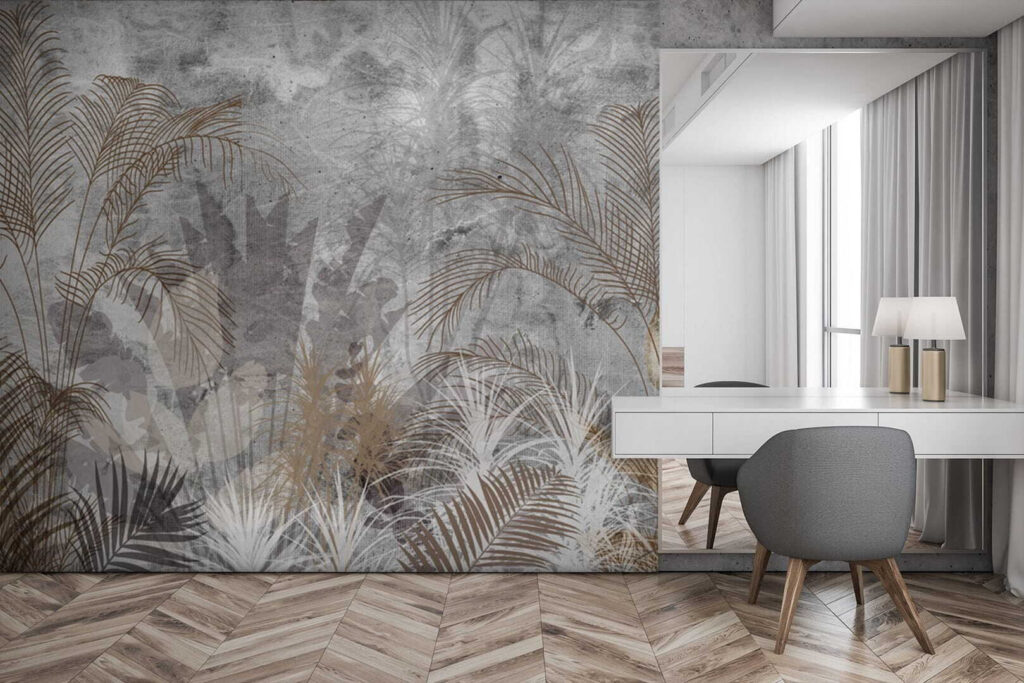 Elegant botanical patterns in shades Elegant botanical patterns in shades