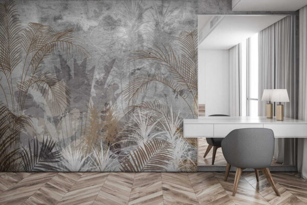 Elegant botanical patterns in shades Elegant botanical patterns in shades