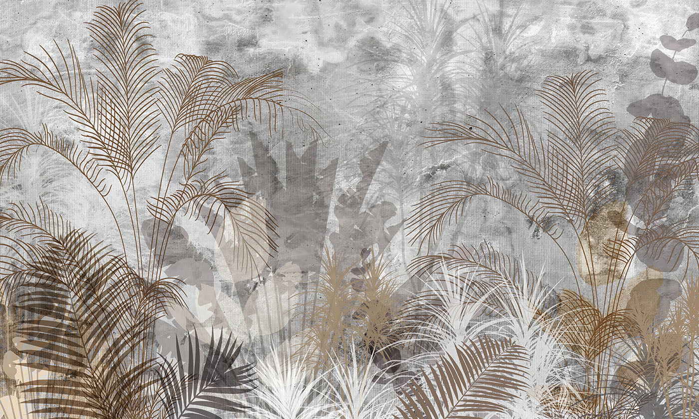 Elegant botanical patterns in shades Elegant botanical patterns in shades
