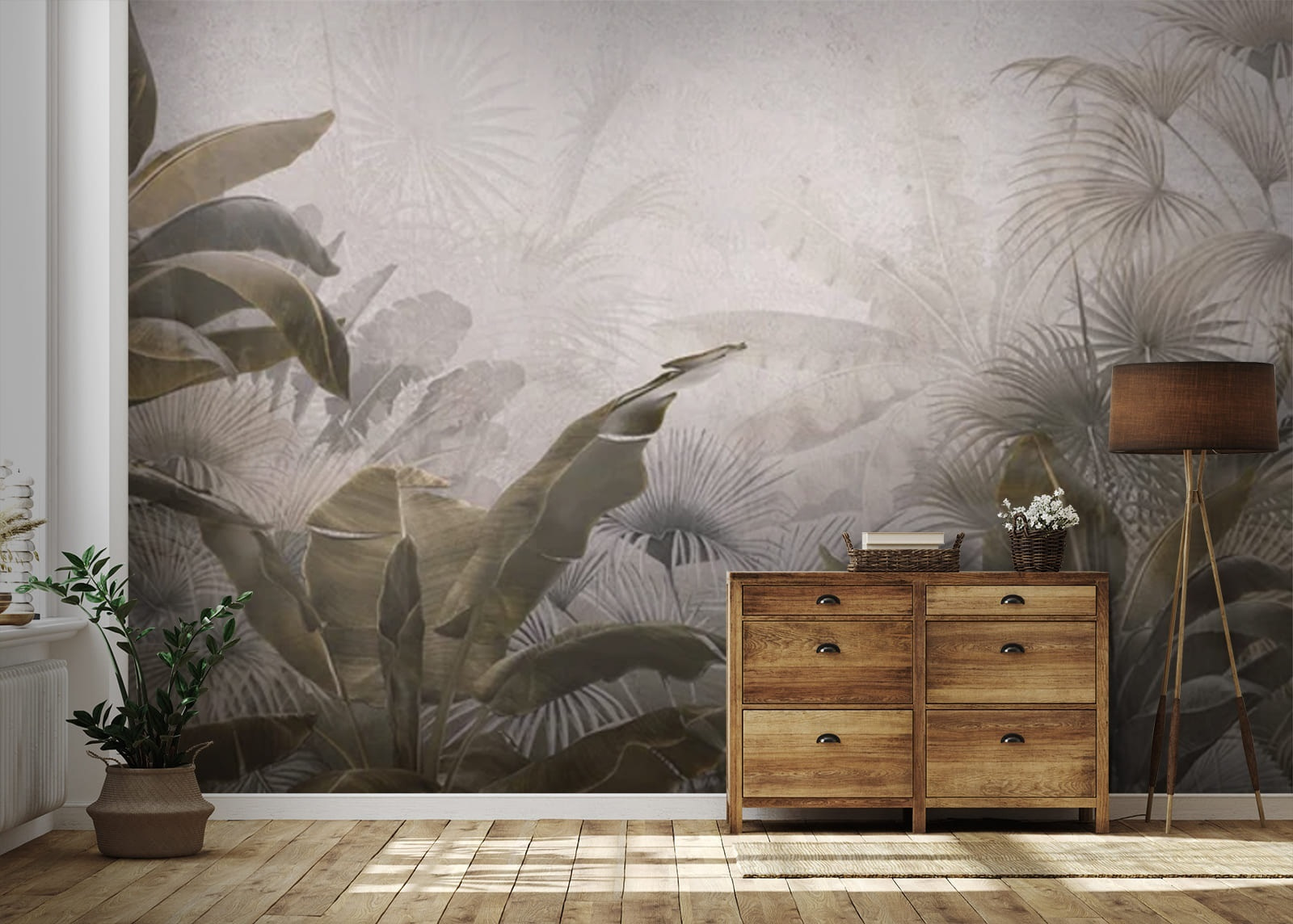 u71261pig2m - Serene tropical foliage backdrop - tegory