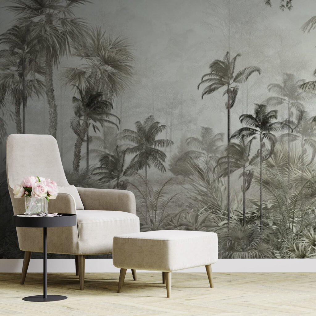 Group of palm trees in a foggy forest u71259pih1m 1024x1024 - Group of palm trees in a foggy forest - tegory