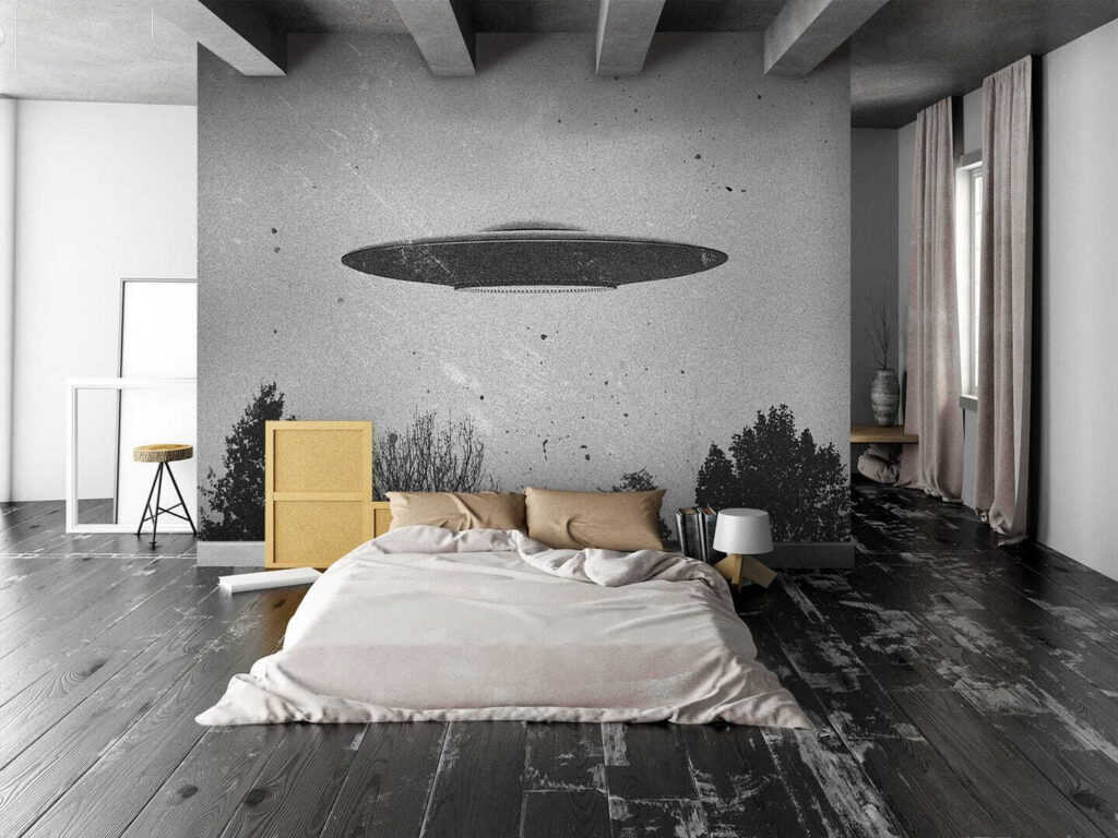 Ufo flying over trees u71164pib1m 1024x768 - Ufo flying over trees - tegory