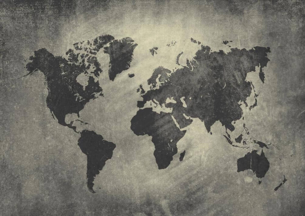 Map of the world Map of the world