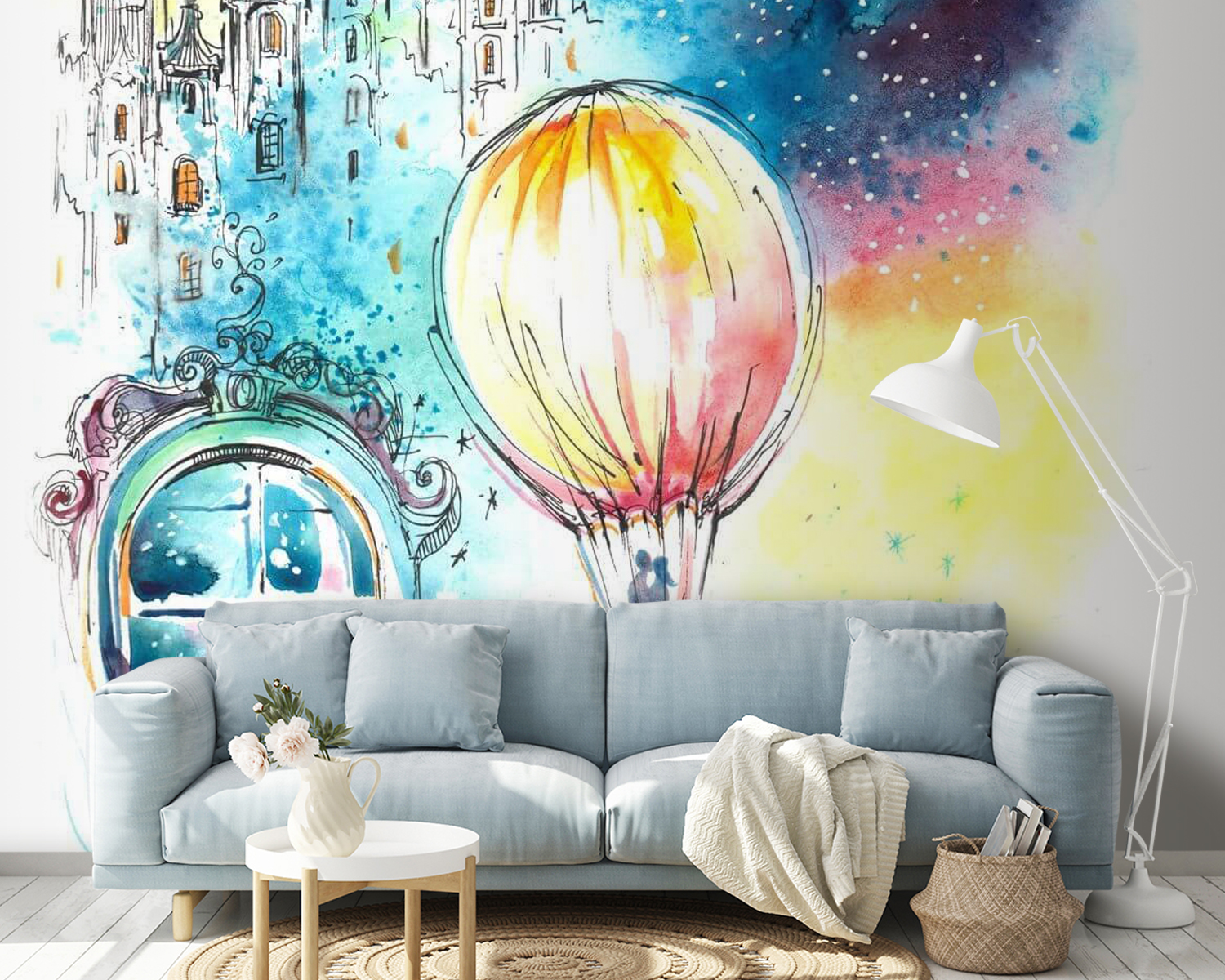 u67978pig14m - Hot air balloon in the sky - tegory