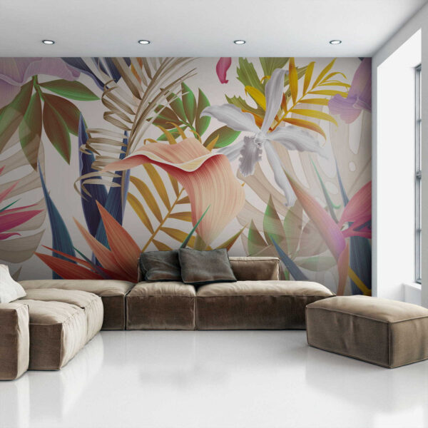 Vibrant tropical foliage in harmony. Vibrant tropical foliage in harmony.