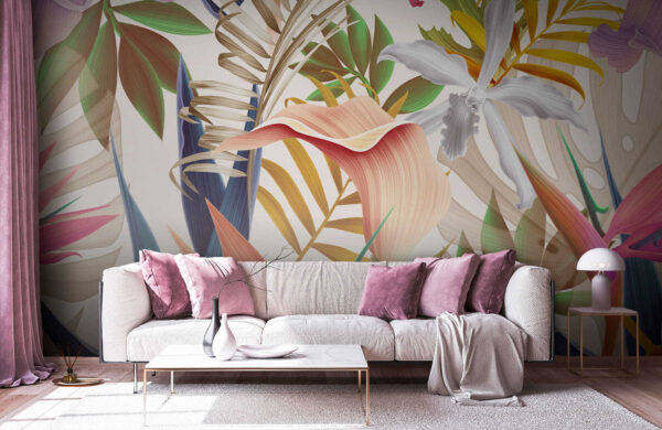 Vibrant tropical foliage in harmony. Vibrant tropical foliage in harmony.