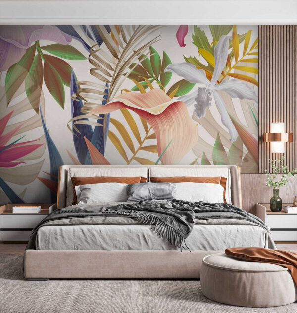 Vibrant tropical foliage in harmony. Vibrant tropical foliage in harmony.
