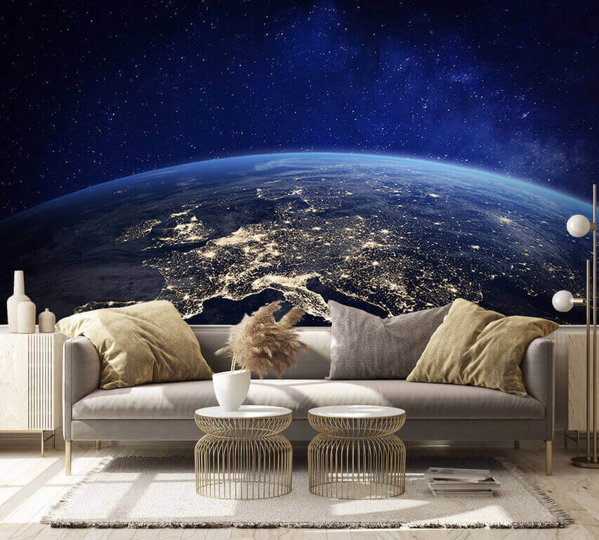 View of the earth from space