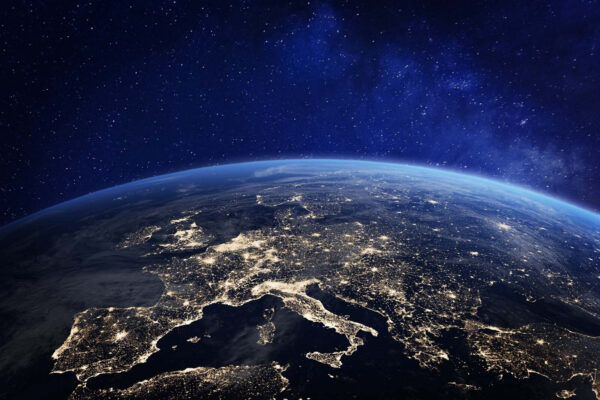 View of the earth from space View of the earth from space