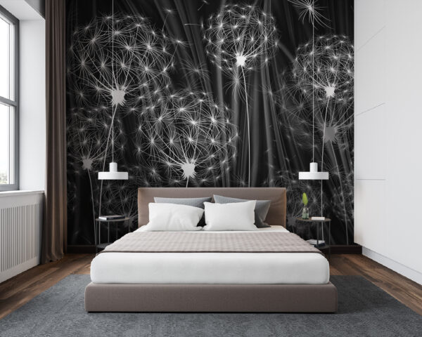 Delicate seeds ready to disperse Wall murals Delicate seeds ready to disperse