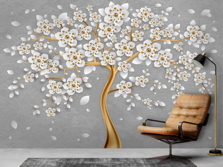 Tree with white flowers and leaves u59828pig2 900x675 - Tree with white flowers and leaves - tegory