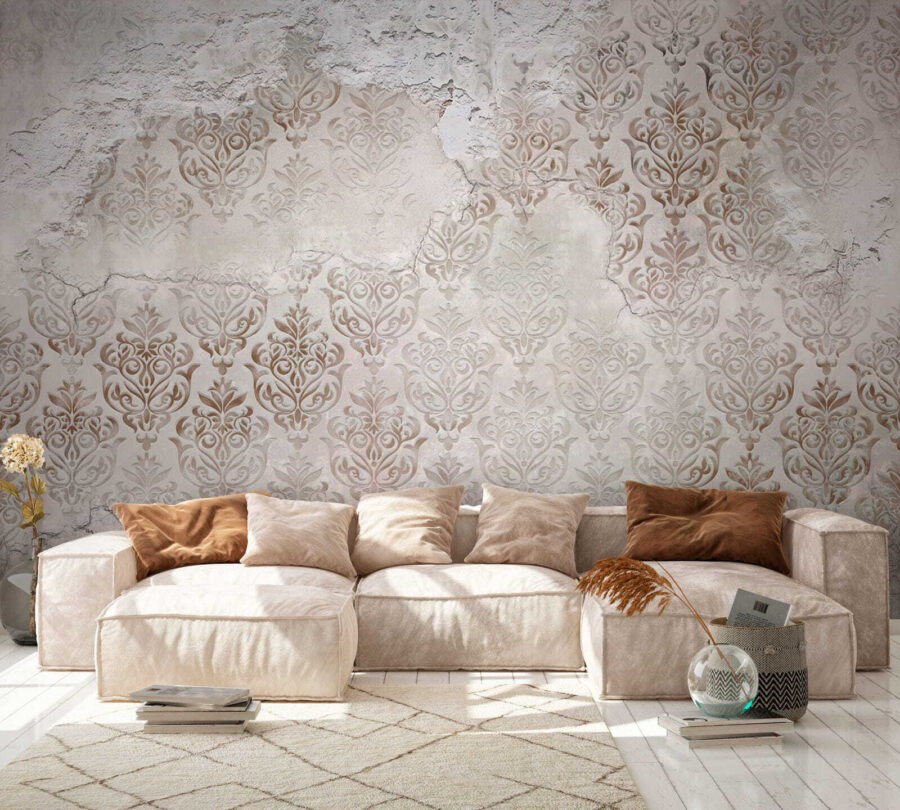 Wall with a pattern