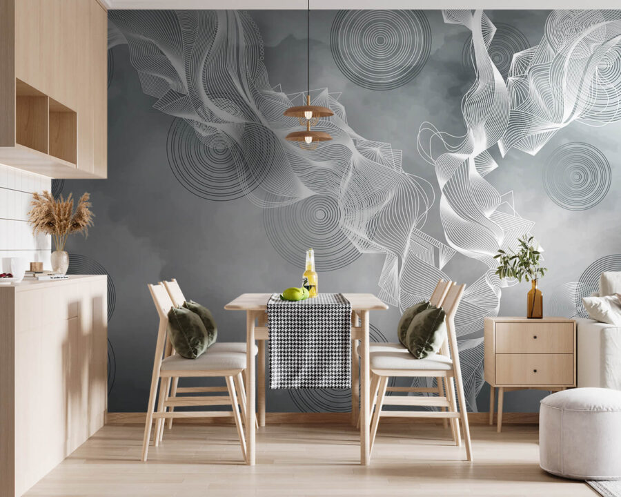White and black swirls on a gray background u58943v2pik119 900x720 - White and black swirls on a gray background - tegory