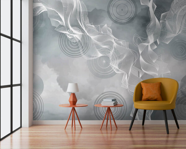 White and black swirls on a gray background u58943v2pig3 600x480 - White and black swirls on a gray background - tegory