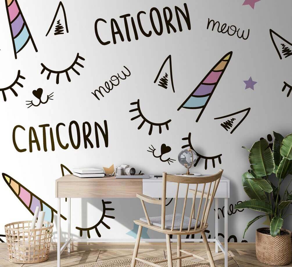 Pattern of a unicorn with eyes and ears u57921piw1m - Pattern of a unicorn with eyes and ears - tegory