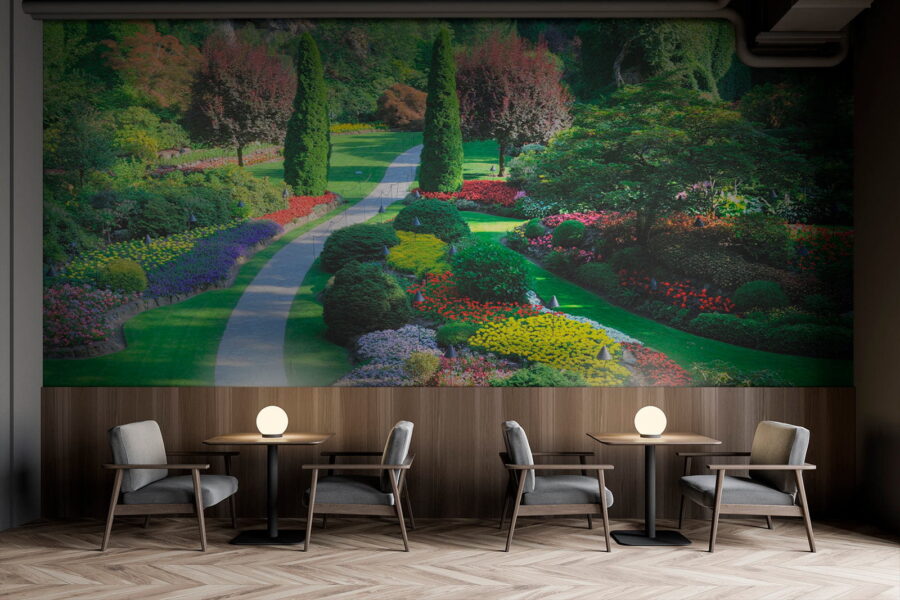 Garden with many flowers and trees u57674piz1 900x600 - Garden with many flowers and trees - tegory