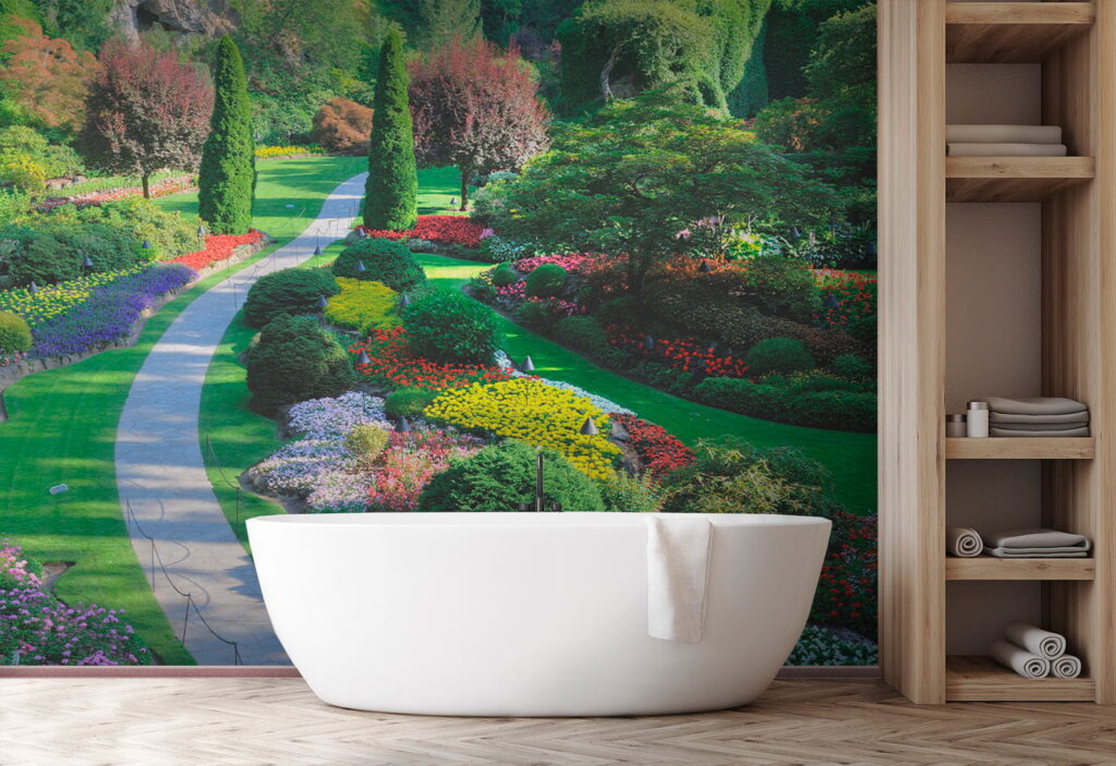 Garden with many flowers and trees u57674pit1 1024x703 - Garden with many flowers and trees - tegory