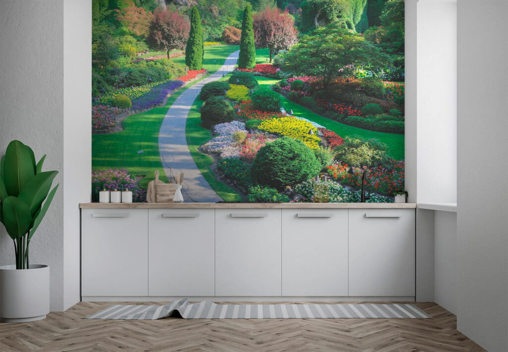 Garden with many flowers and trees u57674pik1 1024x710 - Garden with many flowers and trees - tegory