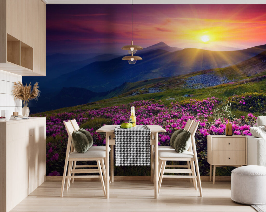 u57337pik119m 1024x819 - Field of flowers with the sun setting behind it - tegory