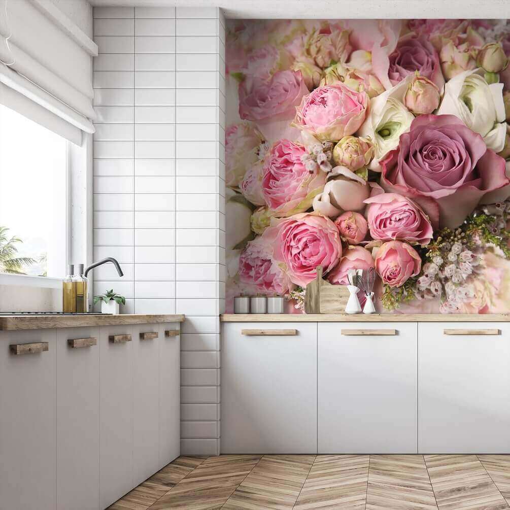 u55951pik1m - Bouquet of pink and white roses - tegory