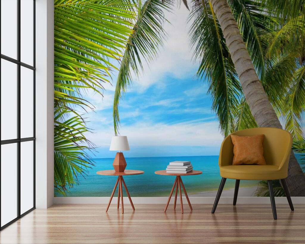 Palm trees on a beach u55218pig3 1024x819 - Palm trees on a beach - tegory