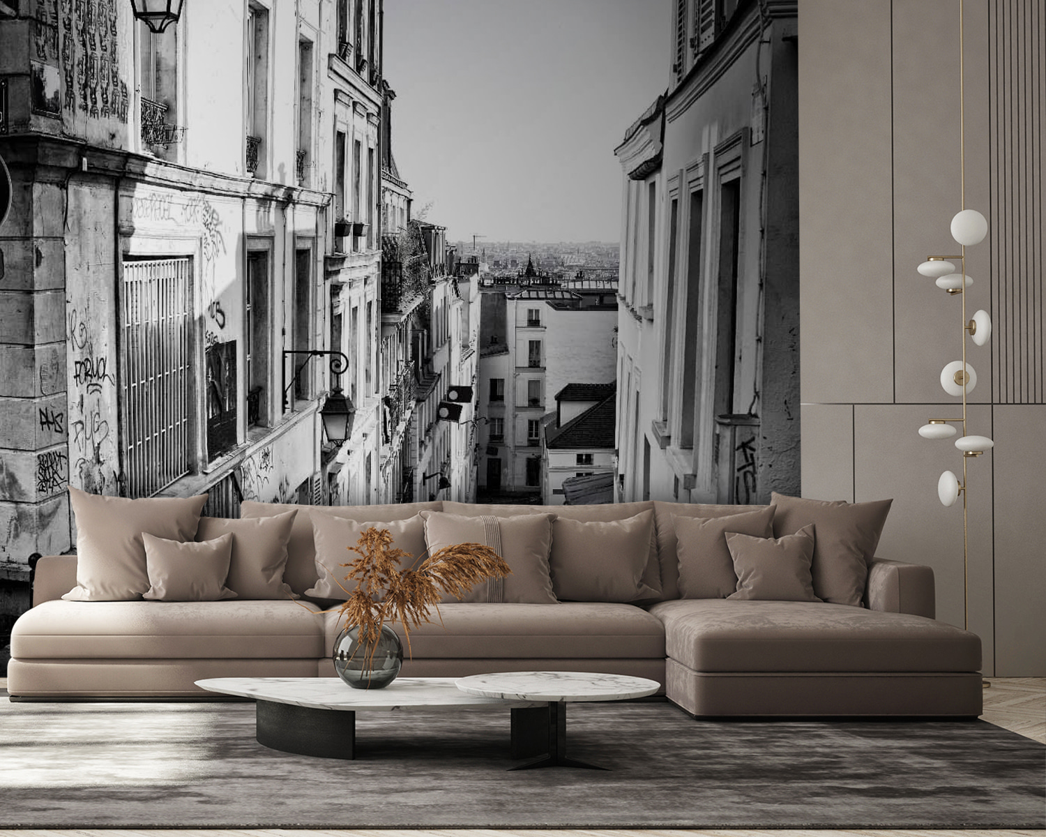 u55192pig58m - Street with buildings and a street light - tegory