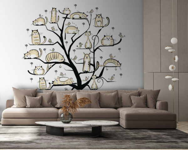 Tree with cats on it Tree with cats on it
