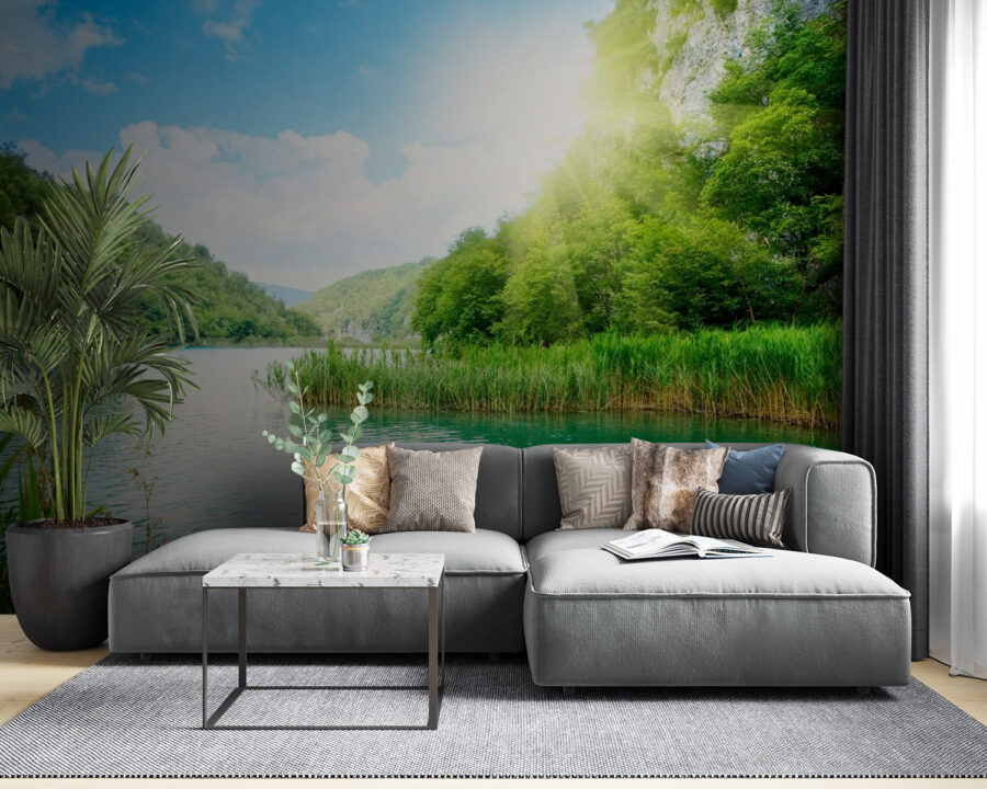 Body of water with grass and trees around it u54263pig53 900x720 - Body of water with grass and trees around it - tegory