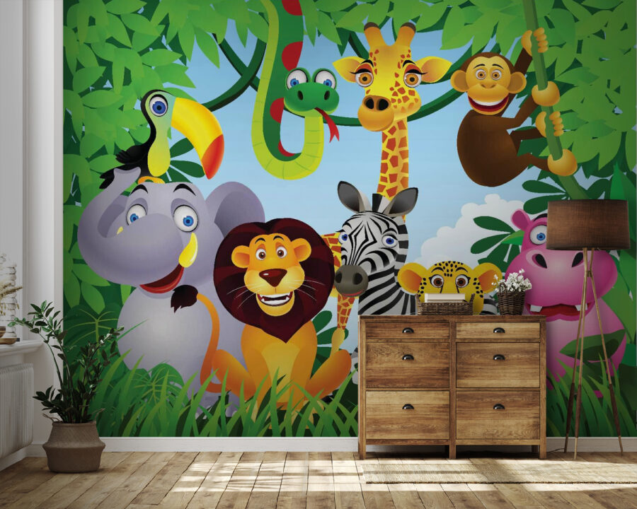 Group of animals in the jungle u53685pig41 900x720 - Group of animals in the jungle - tegory