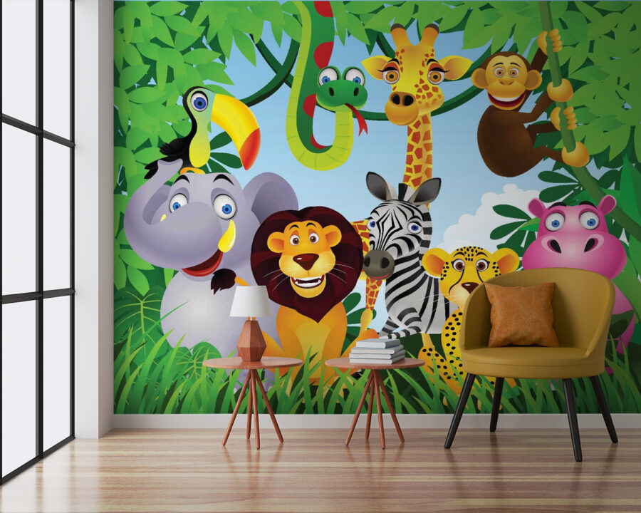 Group of animals in the jungle u53685pig3 900x720 - Group of animals in the jungle - tegory